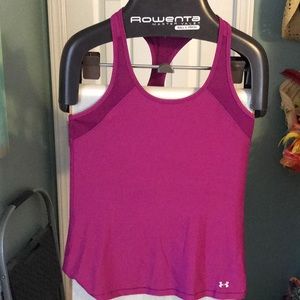 Purple athletic tank top